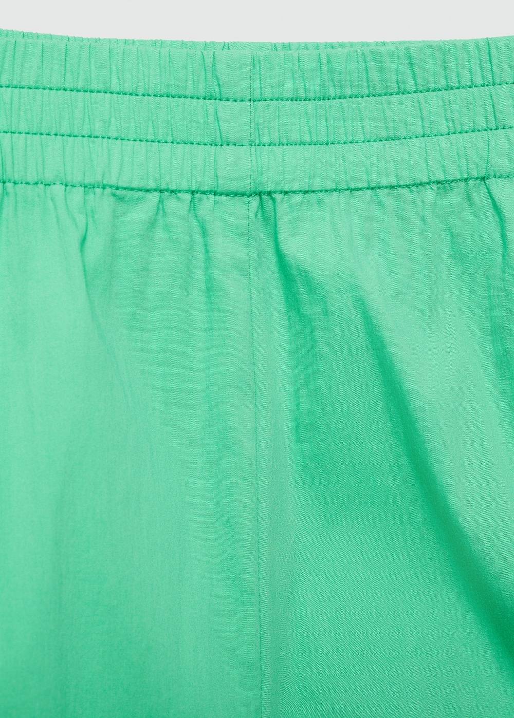 Mango Baumwollshorts mit Stretchbund Fabrikverkauf
