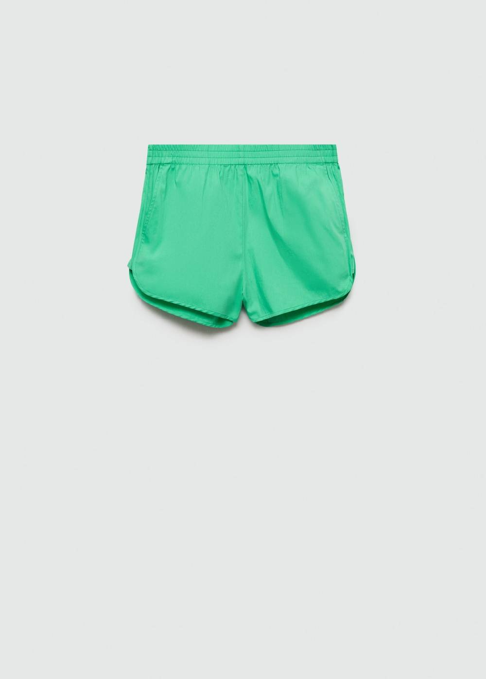 Mango Baumwollshorts mit Stretchbund Fabrikverkauf