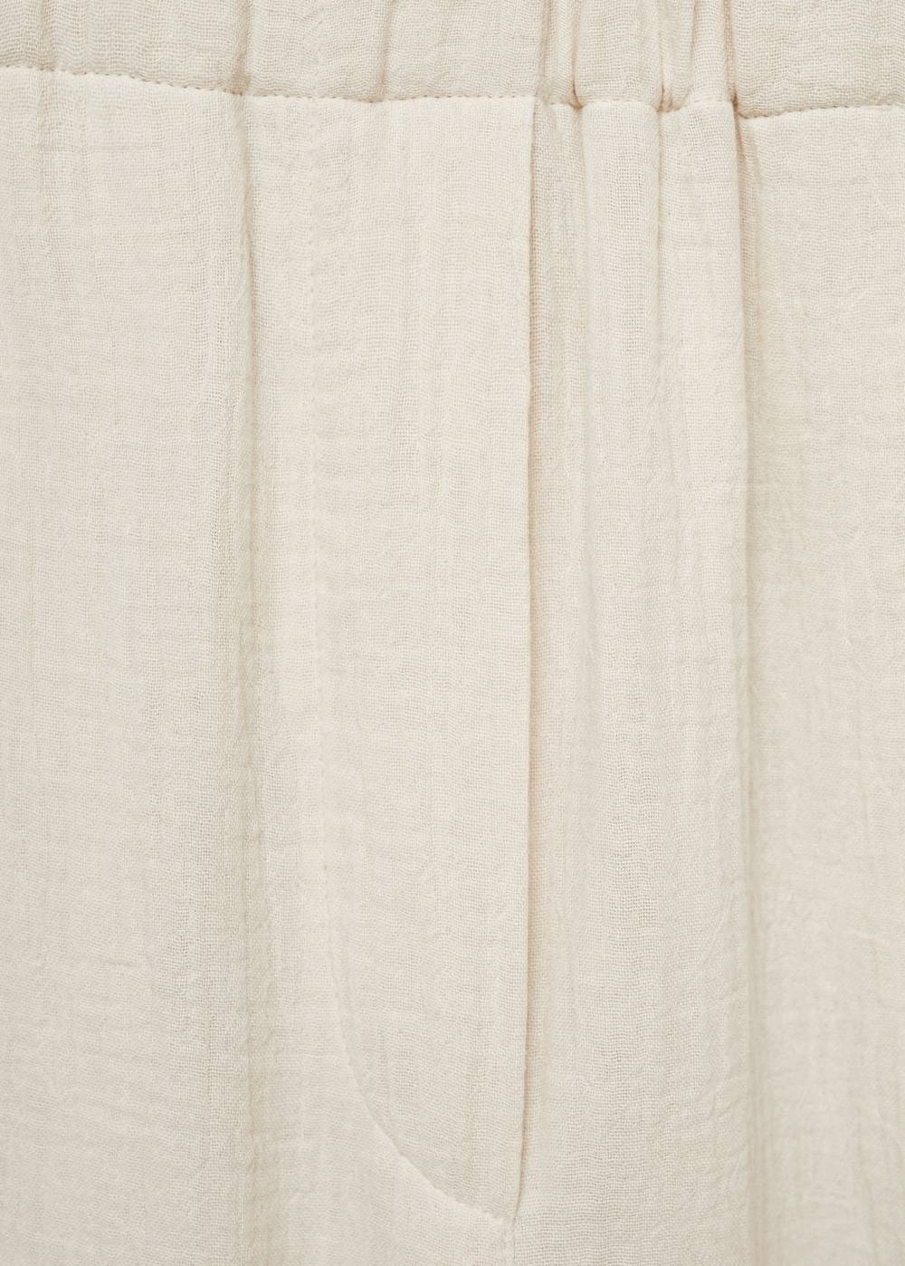 Mango Wideleg-Baumwollhose Meist gekauft