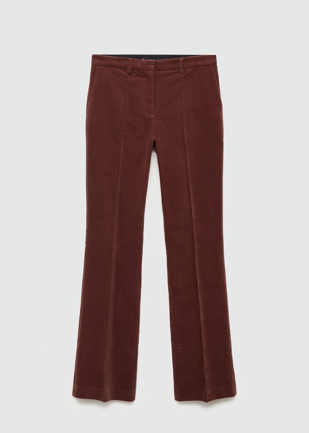 Mango Gerade Samthose Kostenloser Versand
