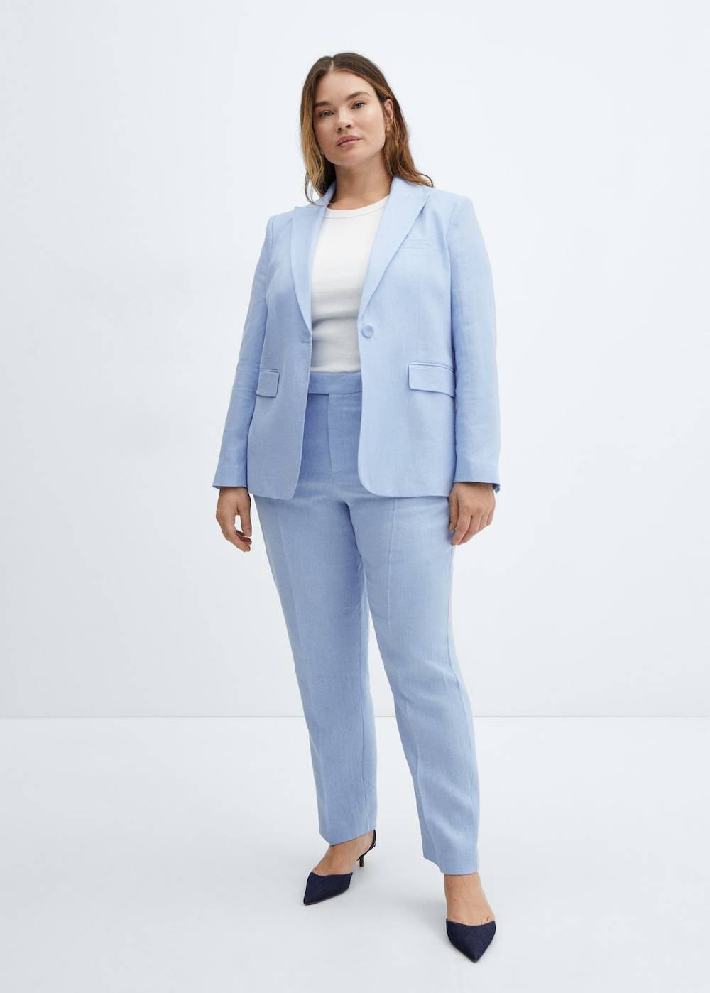 Mango Anzughose aus 100 % Leinen Begrenztes Angebot