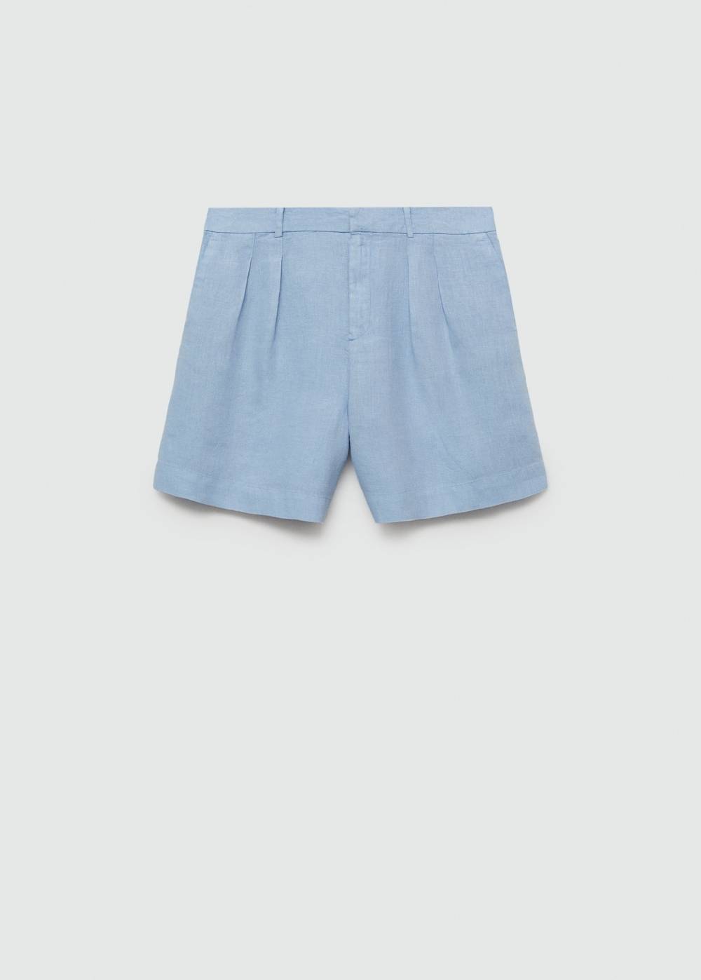 Mango Gerade Shorts aus 100 % Leinen Online Shopping