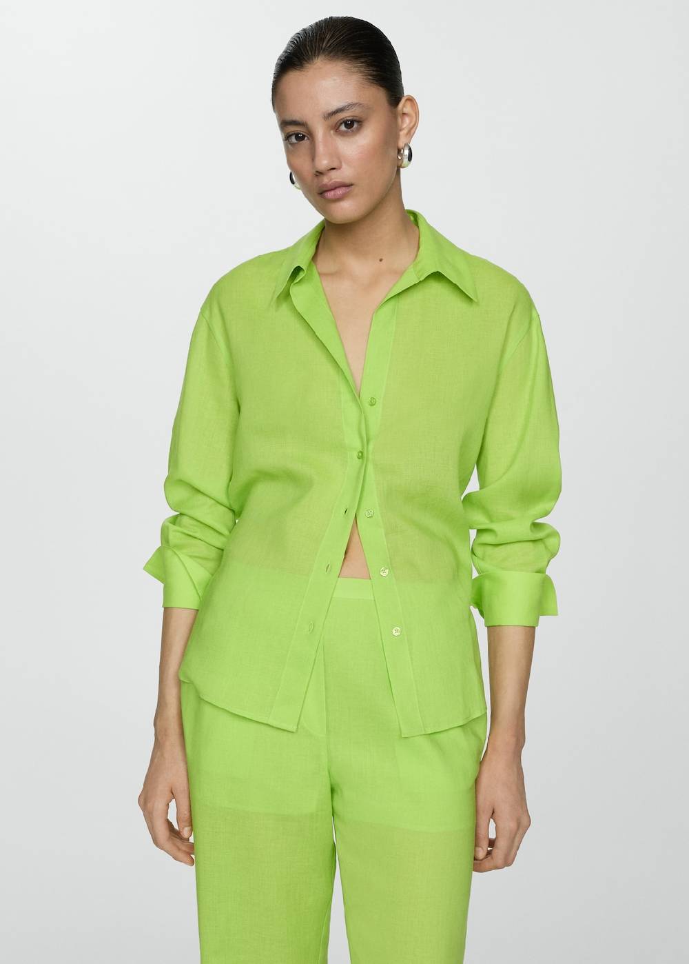 Mango Gerade Lyocell-Hose Osterangebot