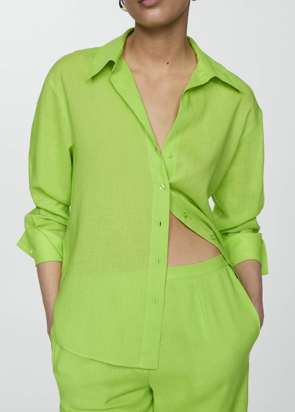 Mango Gerade Lyocell-Hose Osterangebot