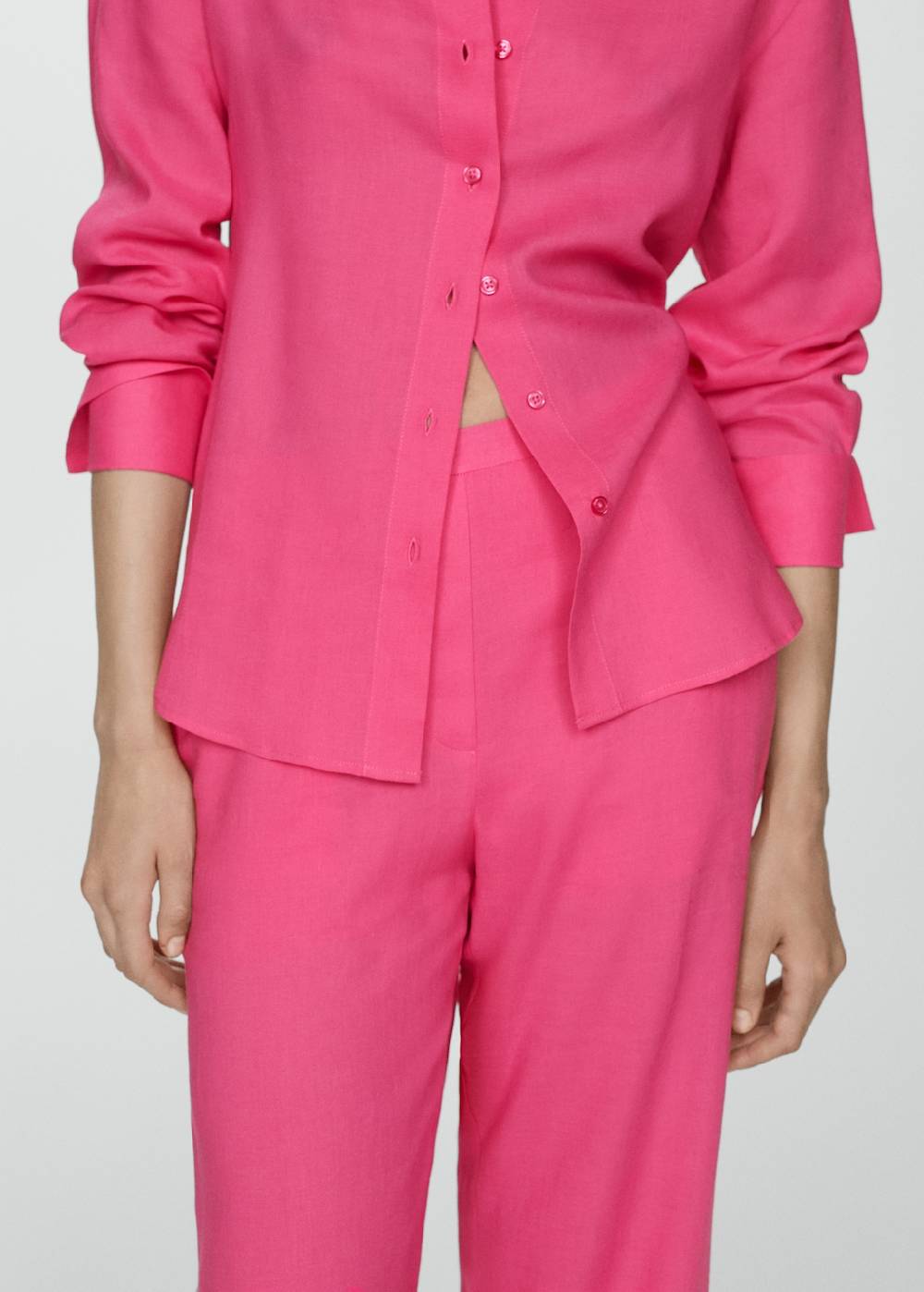Mango Gerade Lyocell-Hose Muttertagsangebot