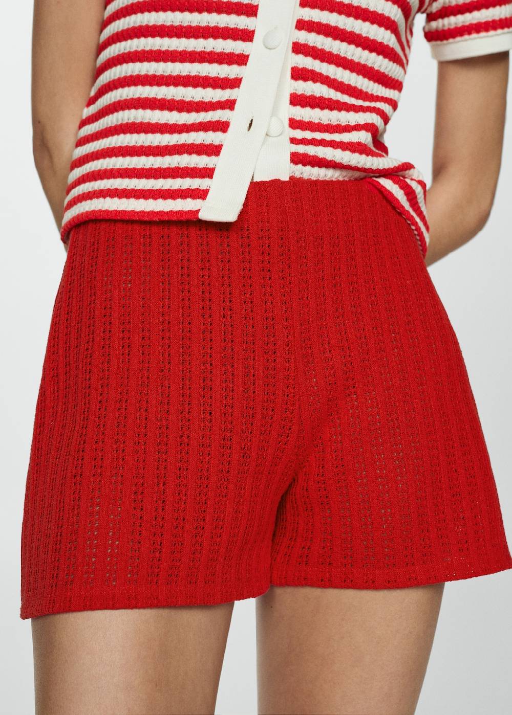 Mango Gerade Strickshorts Jubiläumsangebot