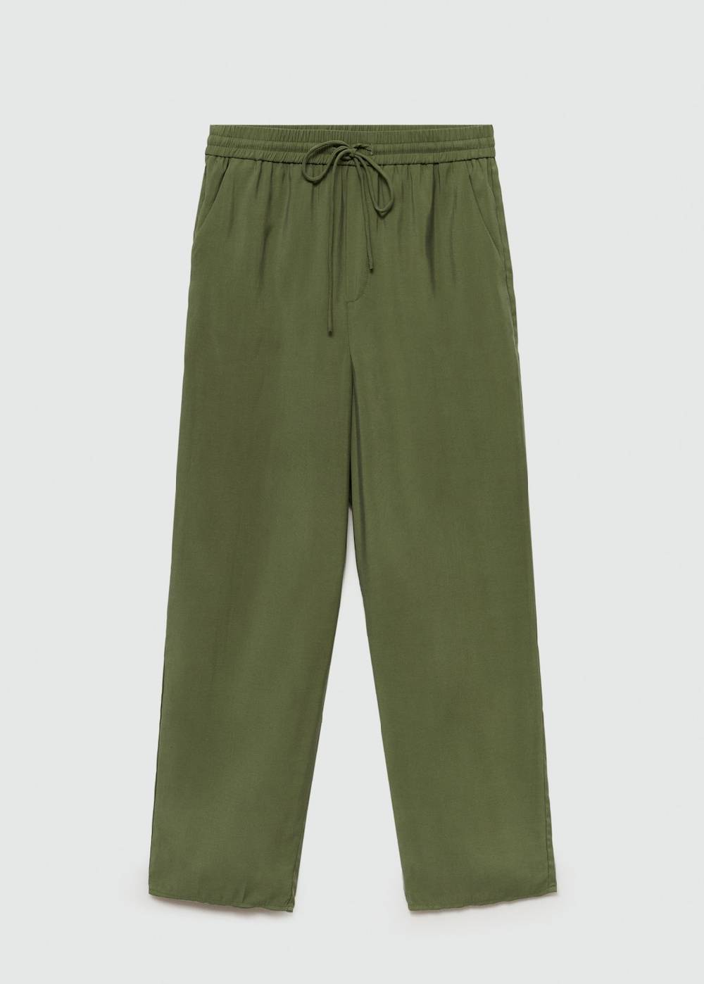 Mango Gerade Hose aus Modal Top Angebot