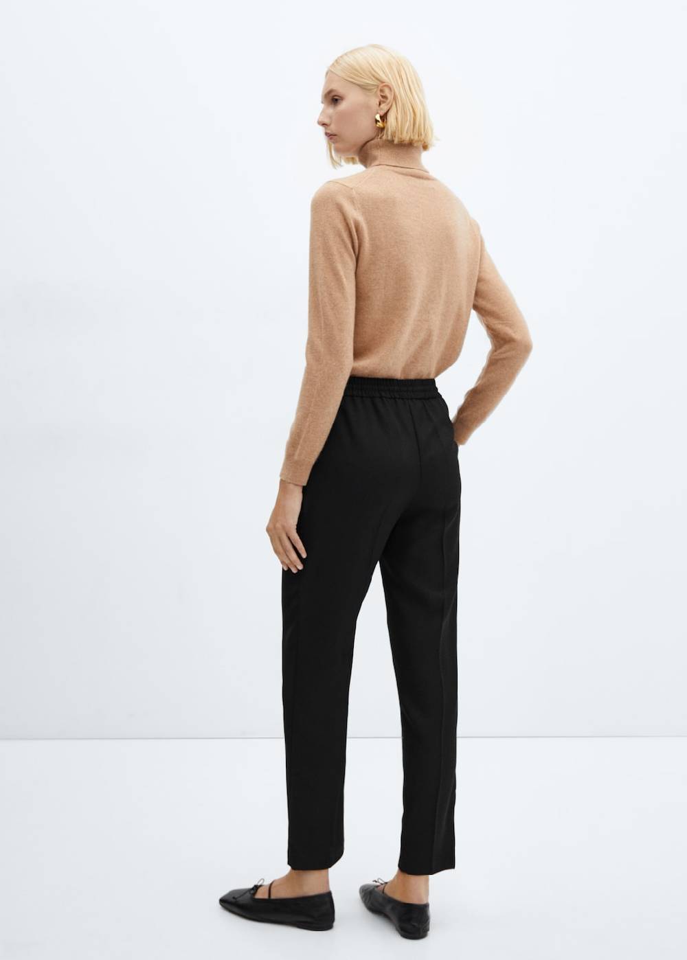 Mango Fließende Joggerpants Sonderangebote