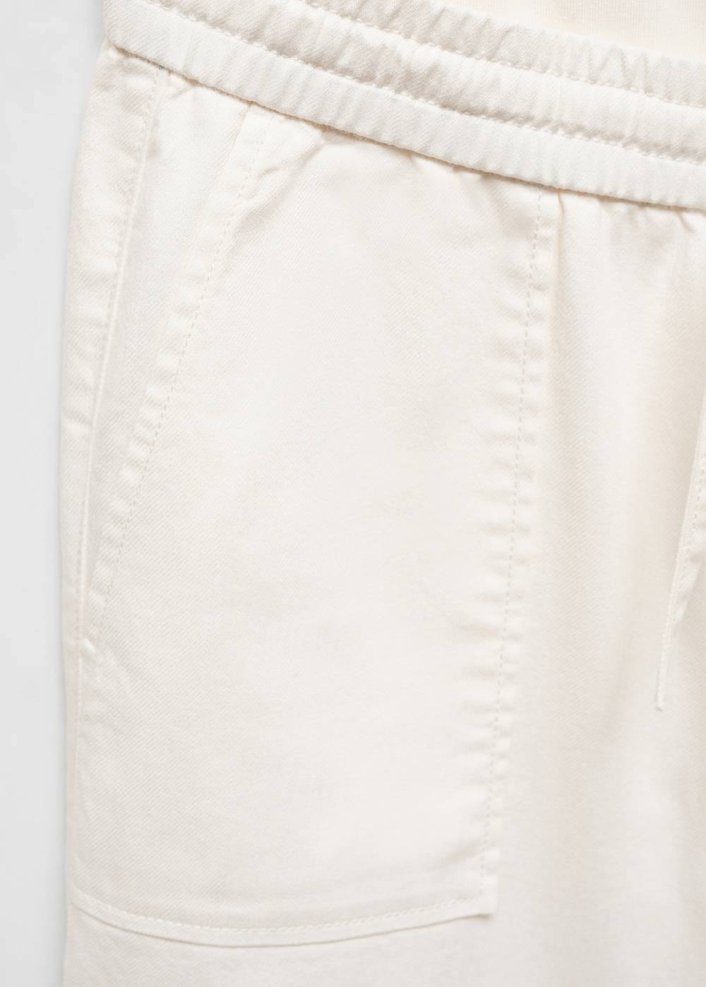 Mango Baumwollhose mit verstellbarer Kordel Wochenangebot