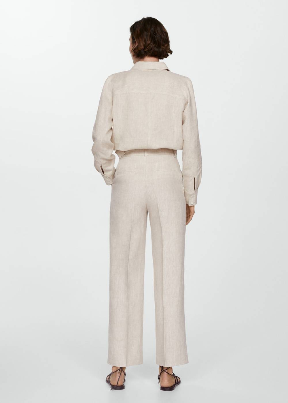 Mango Gerade Leinenhose Letzte 3 Tage