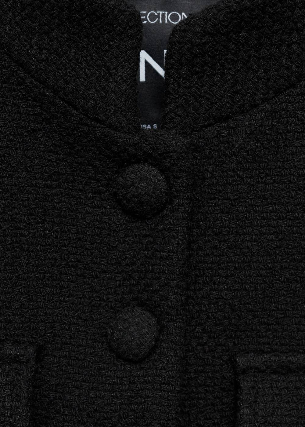 Mango Tweed-Jacke mit Taschen Neueste Stile