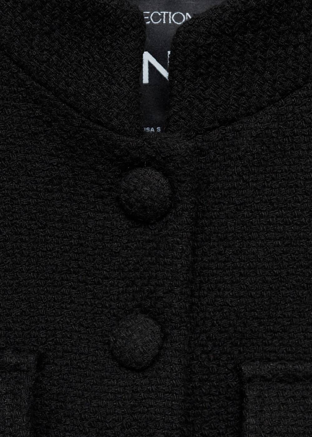 Mango Tweed-Jacke mit Taschen Letzte 2 Tage