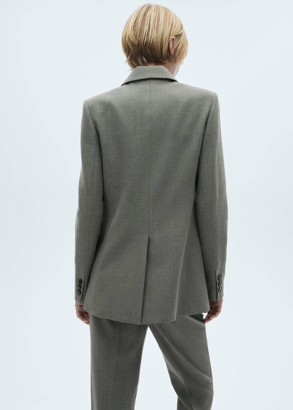 Mango Anzugblazer in Wickeloptik Letzter Tag