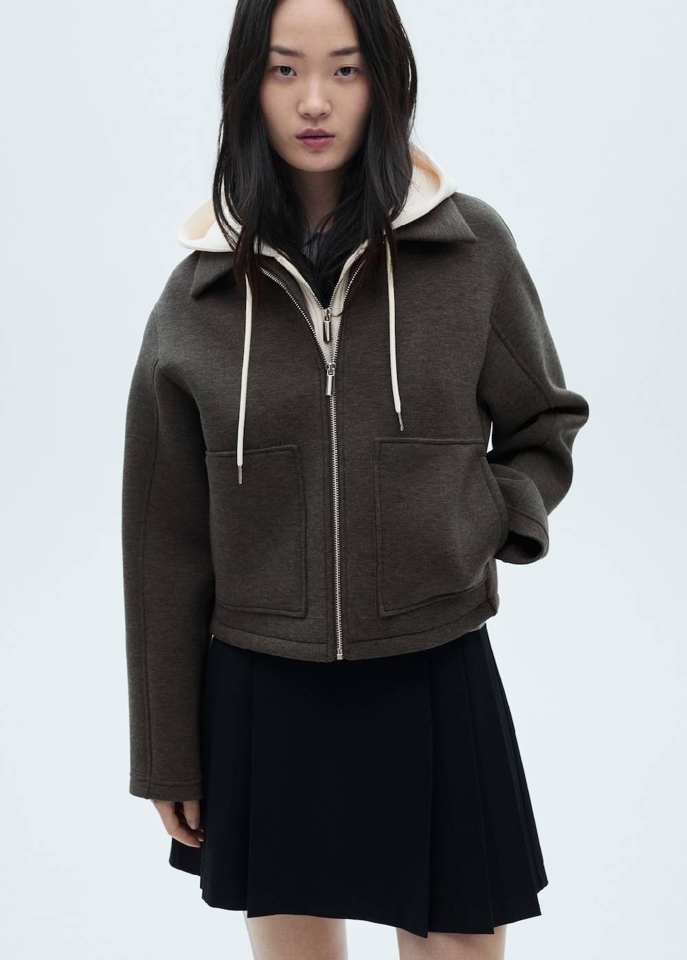 Mango Mini-Faltenrock Sonderangebot der Fabrik