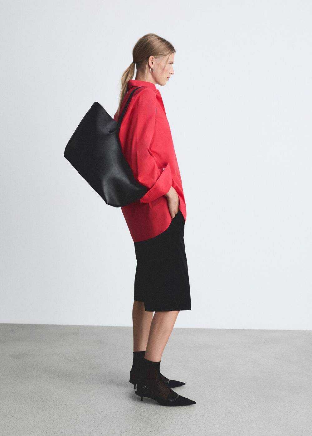 Mango Oversized-Hemd mit Tasche Begrenzt auf 3 Tage