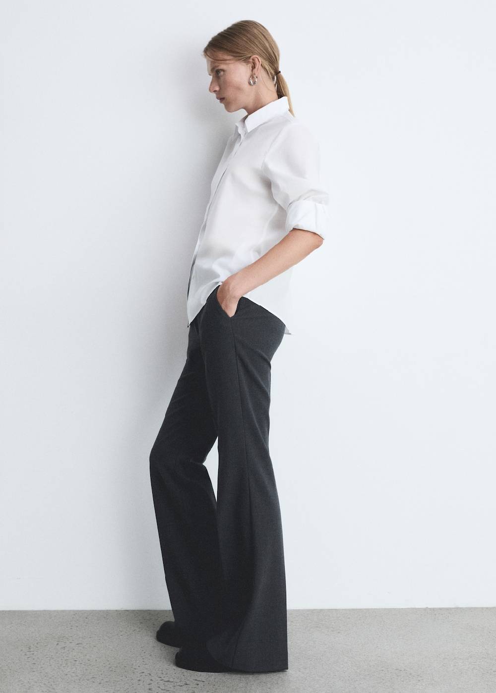 Mango Regular Fit-Hemd aus Baumwoll-Lycell-Gemisch Black Friday Preise