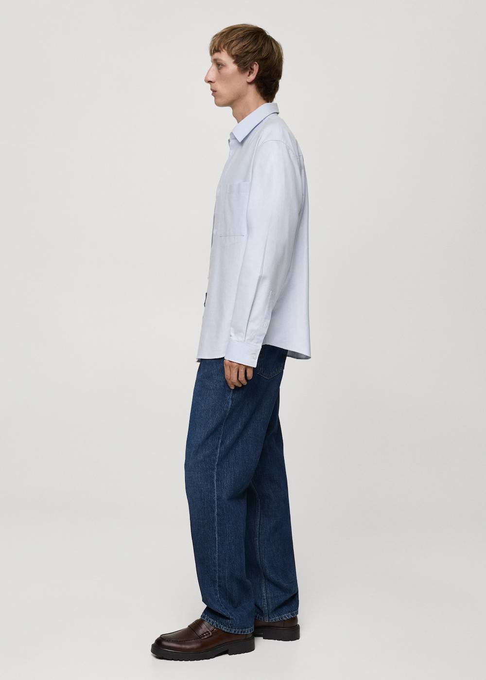 Mango Regular Fit-Hemd aus Oxfordgewebe Kostenloser Versand