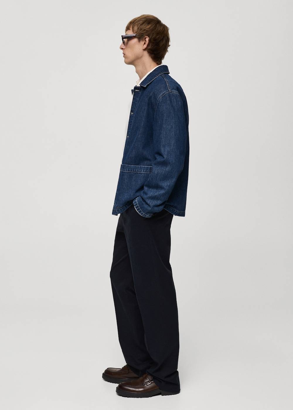 Mango Jeans-Overshirt mit Taschen Sonderangebot