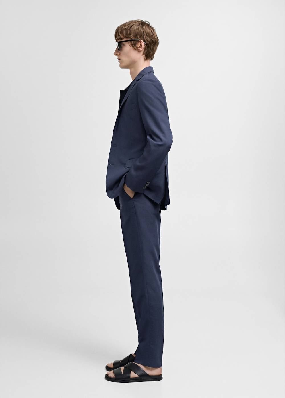 Mango Slim Fit-Anzugsakko aus Stretchbaumwolle Muttertagsangebot