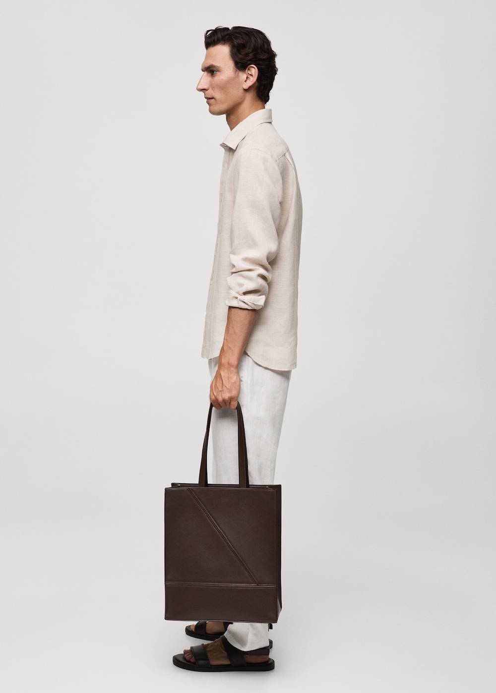 Mango Classic-Fit-Hemd aus 100 % Leinen Vatertagsangebot