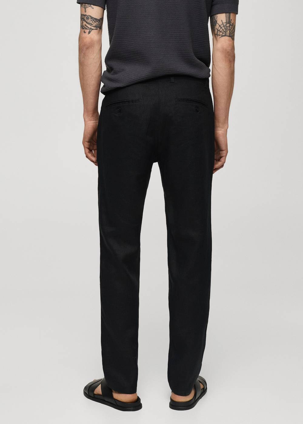 Mango Slim Fit-Hose aus 100 % Leinen Jubiläumsangebot