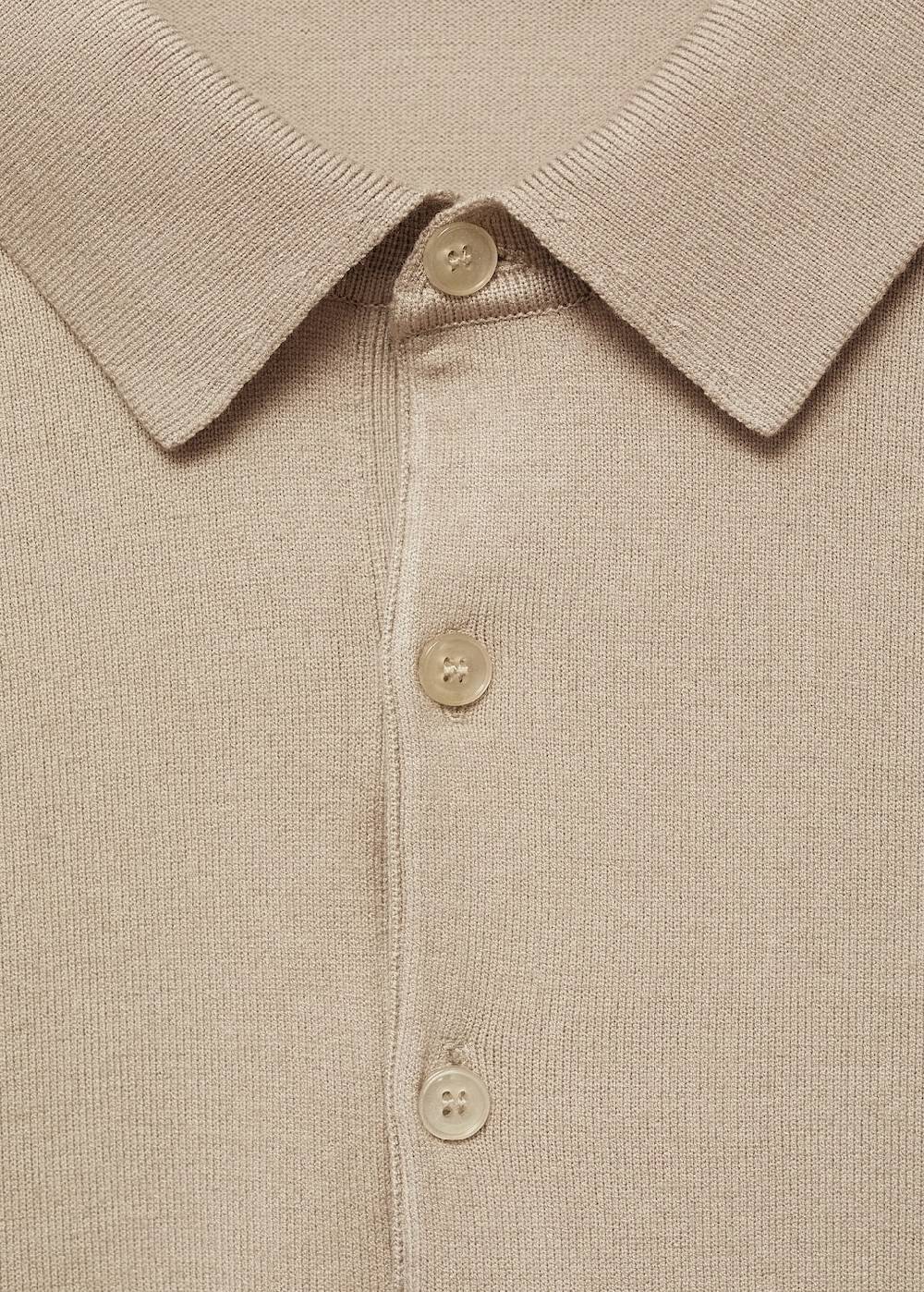 Mango Feinstrick-Poloshirt Zeitlich begrenztes Angebot