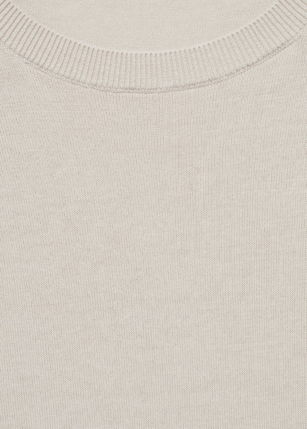 Mango Strick-T-Shirt aus 100 % Baumwolle Blitzangebot