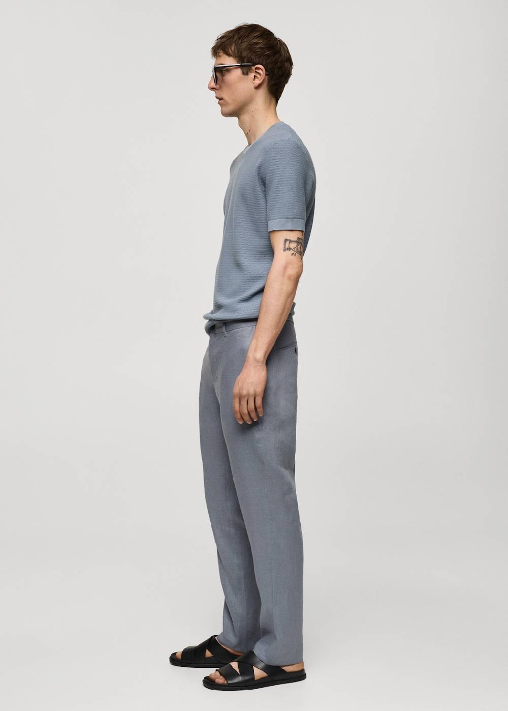Mango Slim Fit-Hose aus 100 % Leinen Neuheiten