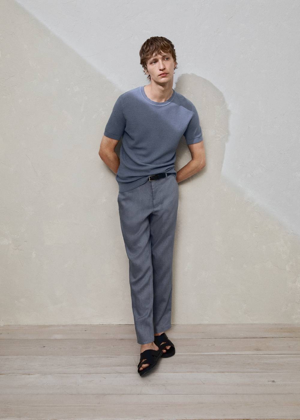 Mango Slim Fit-Hose aus 100 % Leinen Neuheiten
