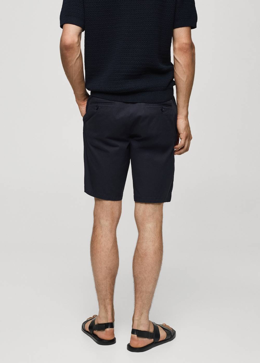 Mango Slim-Fit-Bermudashorts im Chino-Stil aus Baumwolle Kauf eins, bekomm eins gratis