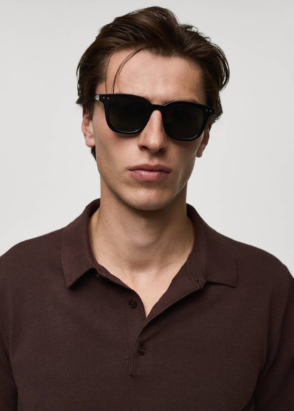 Mango Feinstrick-Poloshirt Letzte 3 Tage