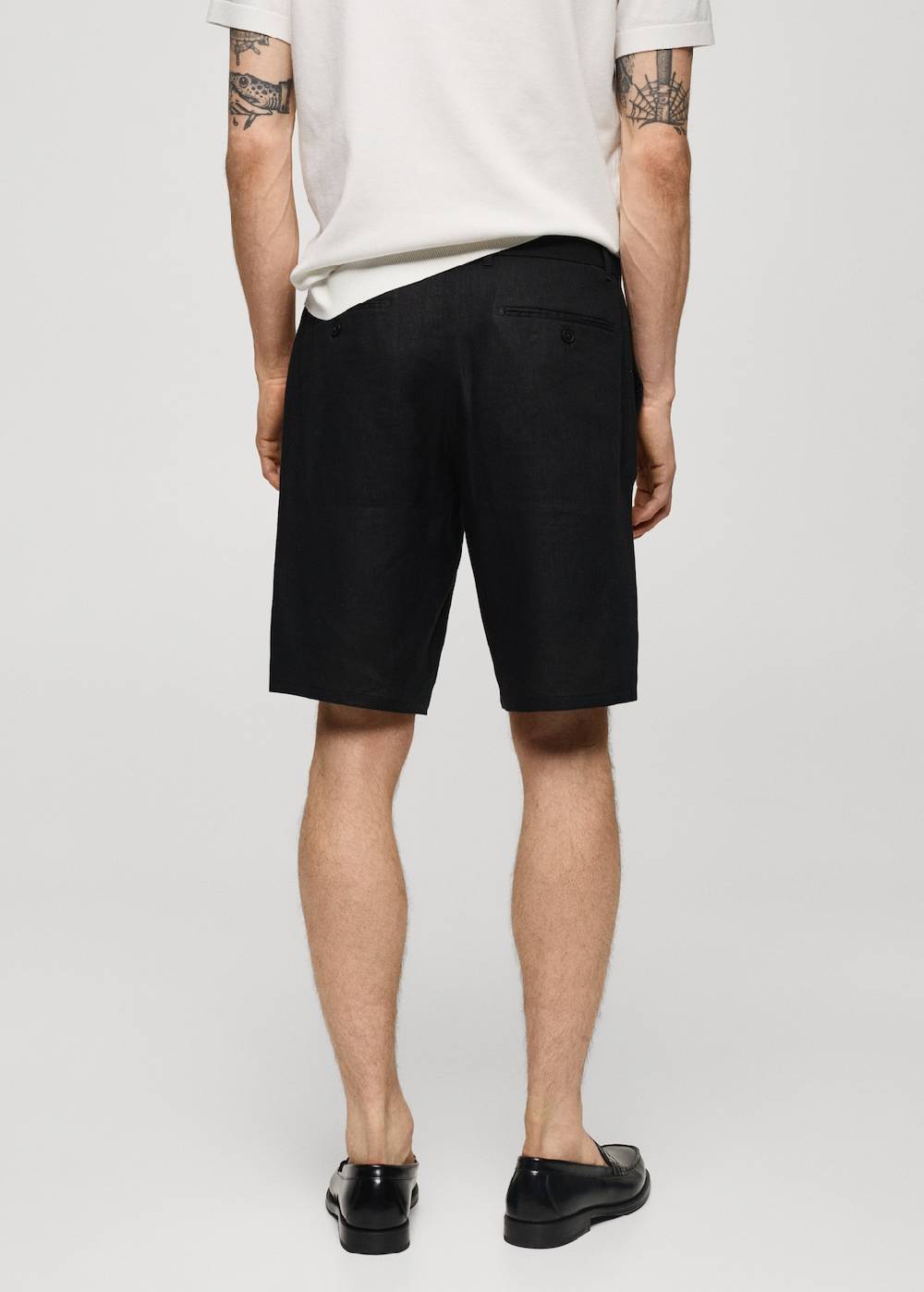Mango Slim-Fit-Bermudashorts aus 100 % Leinen Neueste Stile