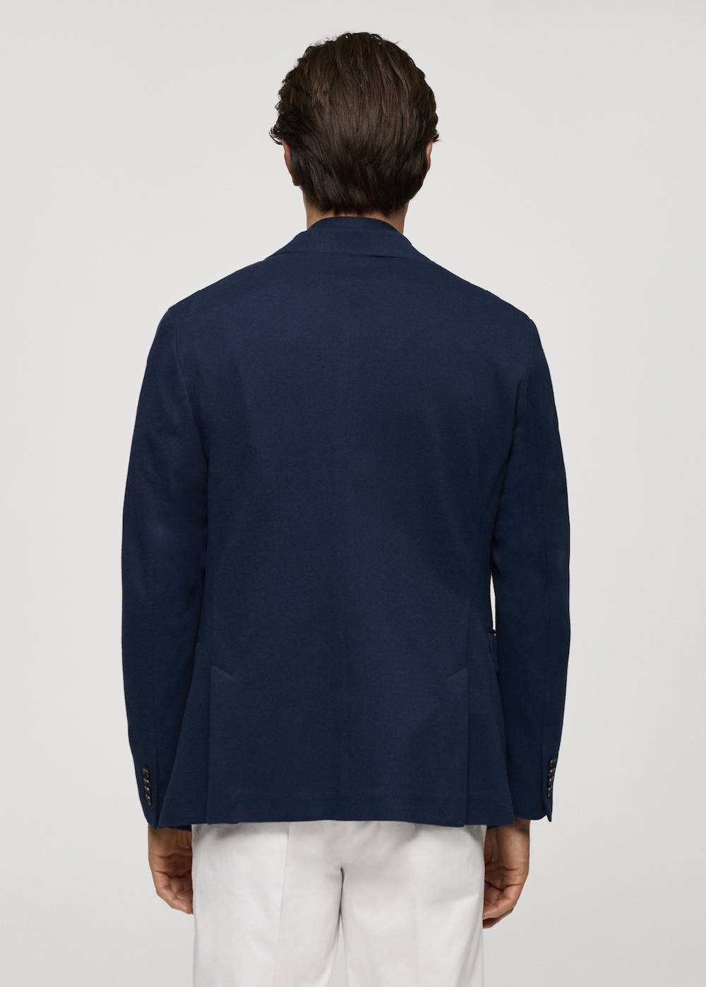 Mango Strukturierter Slim Fit-Baumwollblazer Bis zu 55% Rabatt