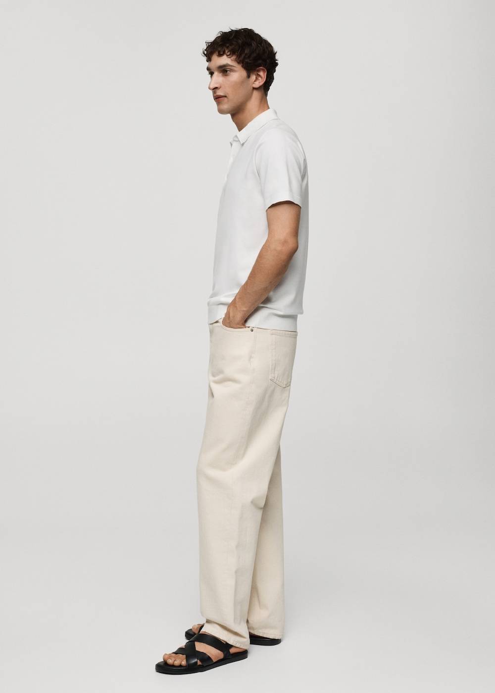 Mango Feinstrick-Poloshirt 50% Rabatt mit kostenlosem Versand