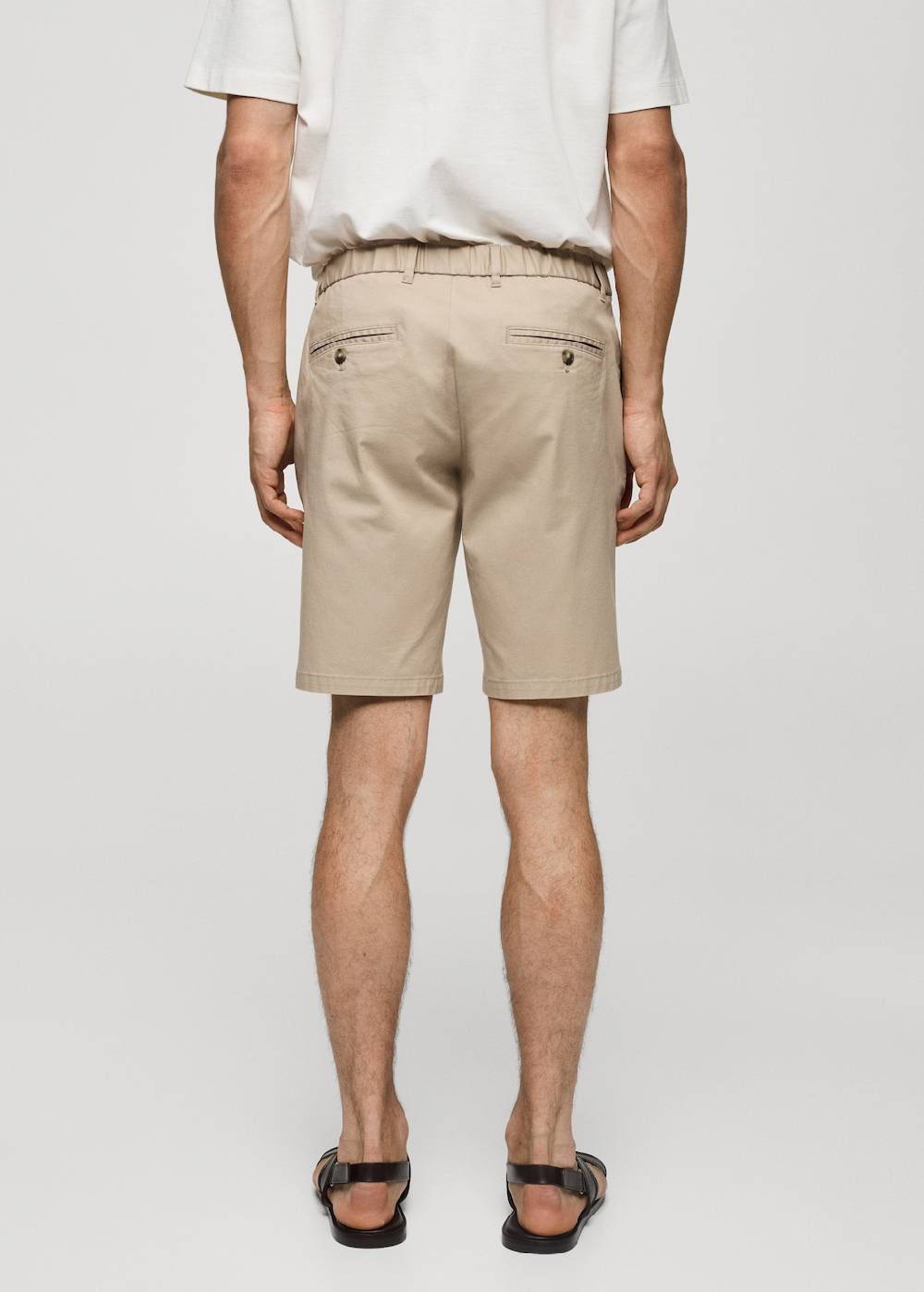 Mango Slim-Fit-Bermudashorts im Chino-Stil aus Baumwolle Clearance-Verkauf