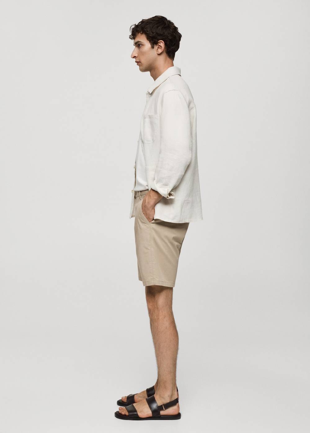 Mango Slim-Fit-Bermudashorts im Chino-Stil aus Baumwolle Clearance-Verkauf