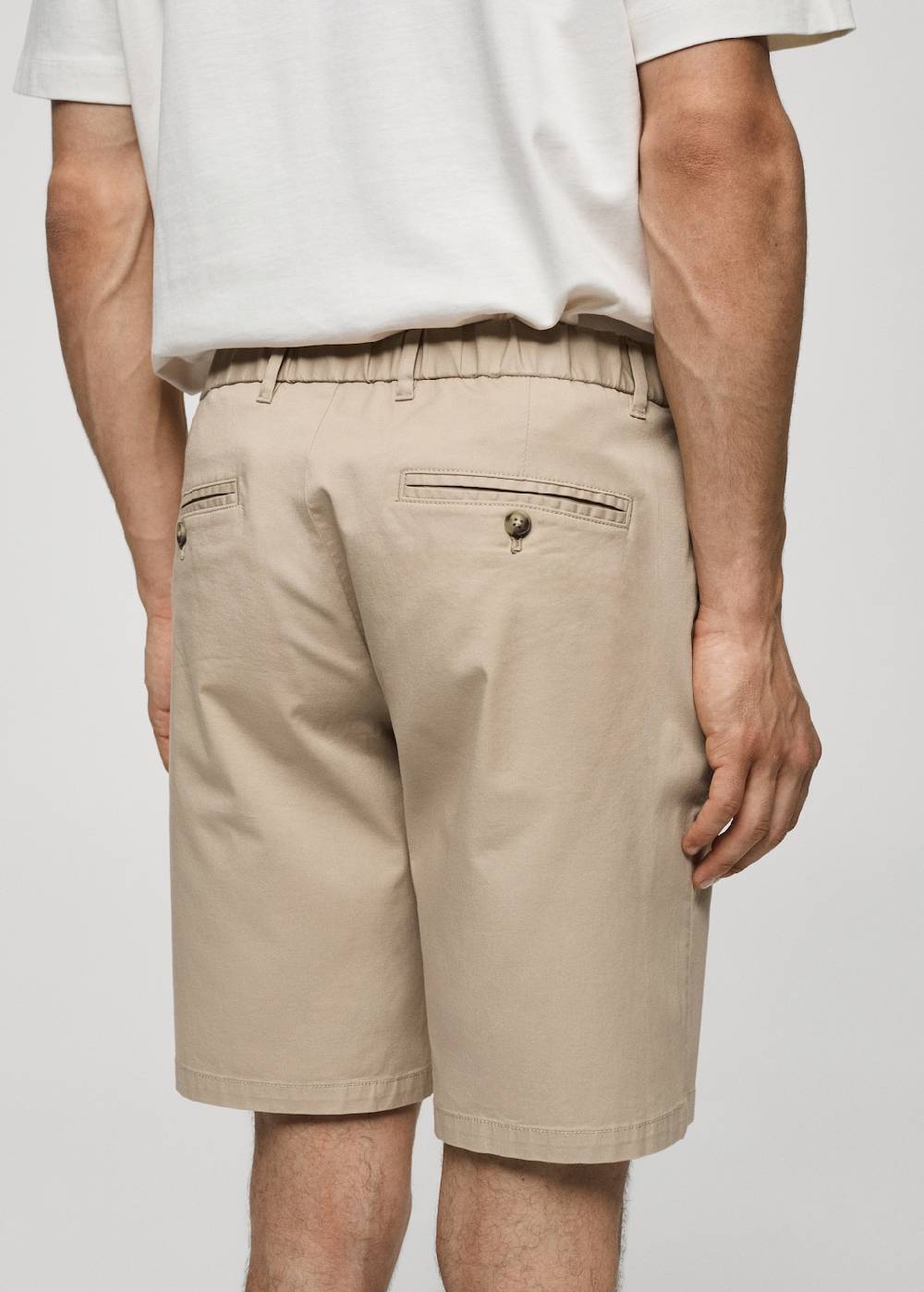Mango Slim-Fit-Bermudashorts im Chino-Stil aus Baumwolle Clearance-Verkauf
