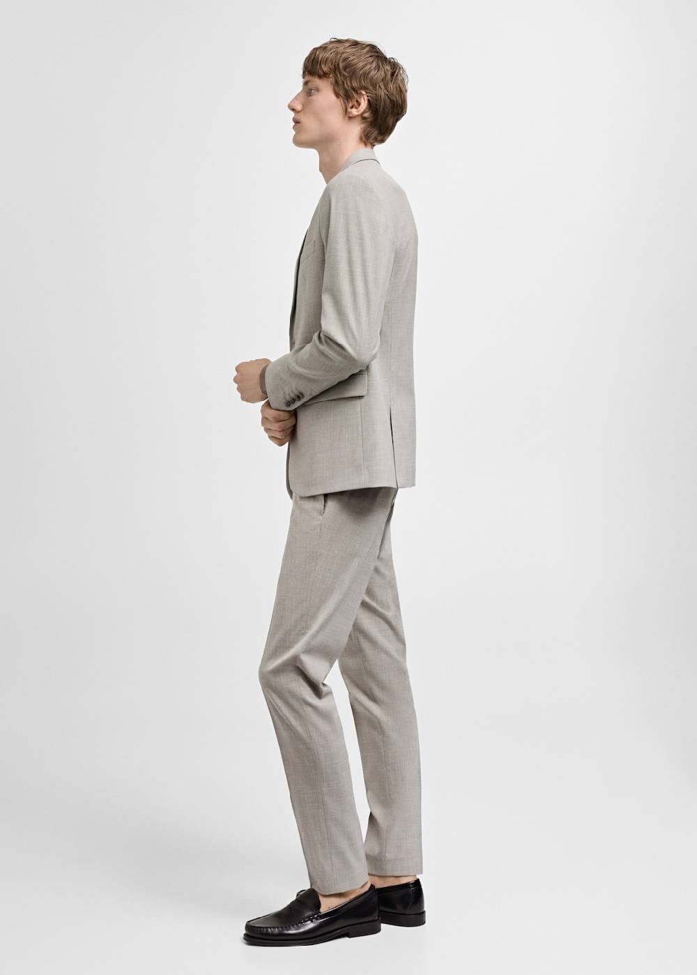 Mango Super Slim Fit-Anzugsakko aus Stretchgewebe Rabatte dieses Monats
