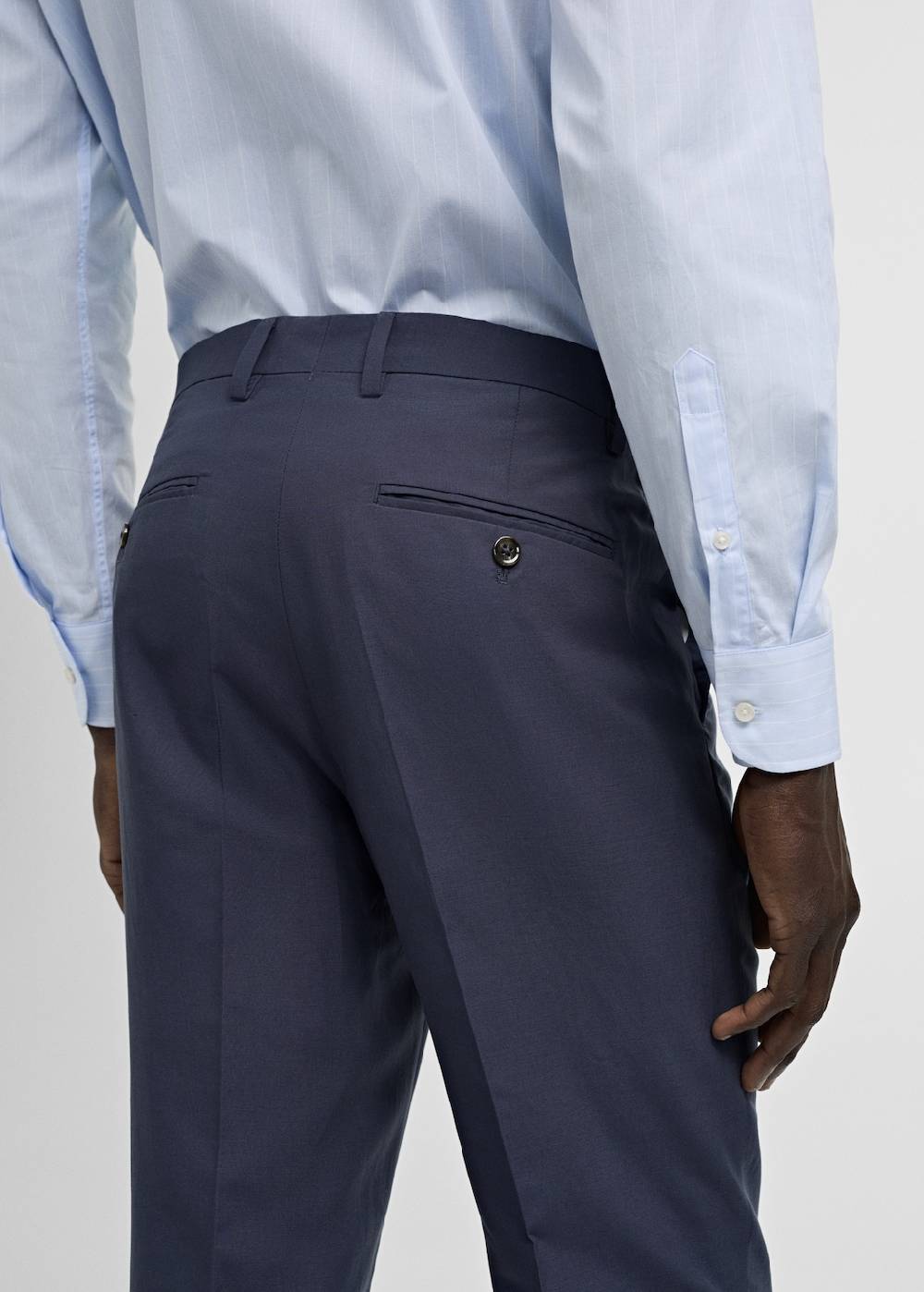 Mango Slim Fit-Anzughose aus Stretchstoff Online