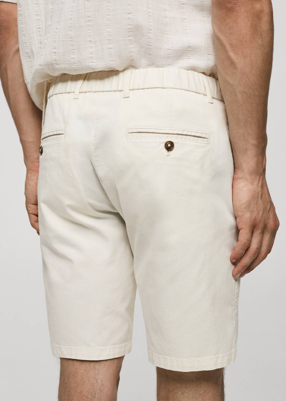 Mango Slim-Fit-Bermudashorts im Chino-Stil aus Baumwolle Angebote