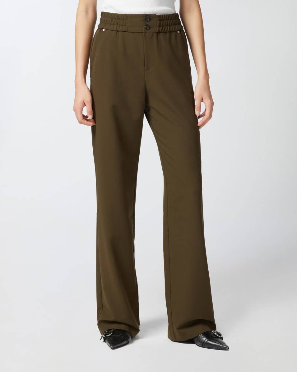 Pinko Hose aus Crêpe mit gekräuseltem Bund Osterangebot