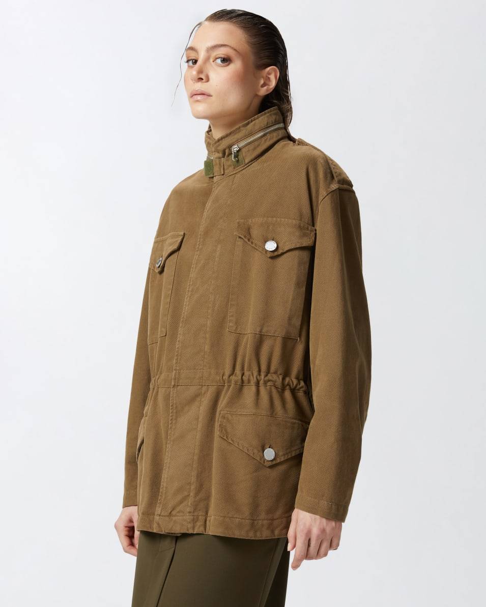 Pinko Utility-Hemdjacke aus Baumwolle Vatertagsangebot