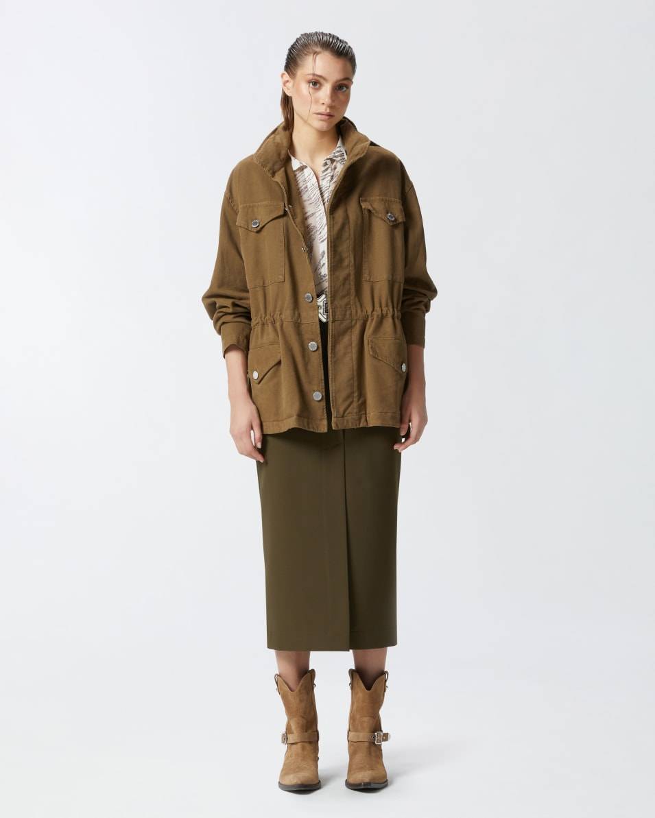 Pinko Utility-Hemdjacke aus Baumwolle Vatertagsangebot