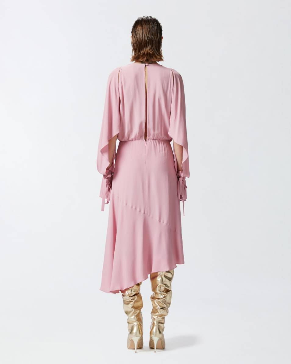 Pinko Asymmetrisches Midikleid aus Crêpe Bis zu 65% Rabatt
