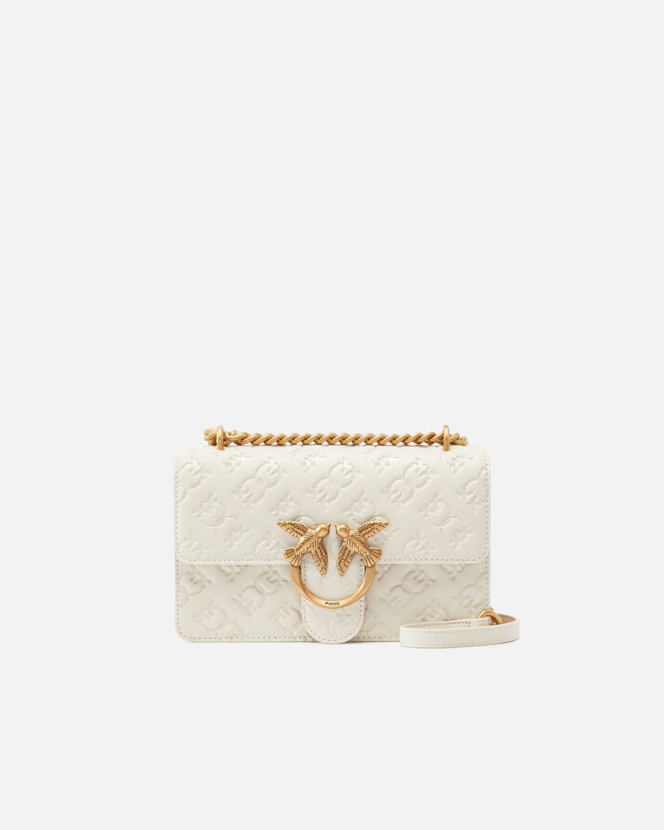 Pinko Mini Love Bag Umhängetasche mit Prägelogo
