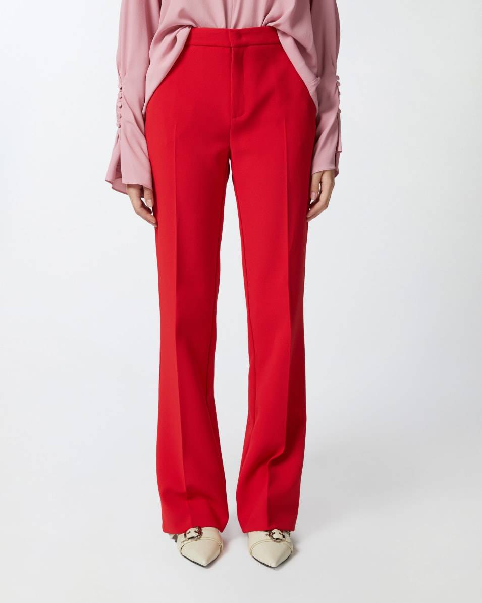 Pinko Leicht ausgestellte Hose mit hohem Bund Sonderangebot