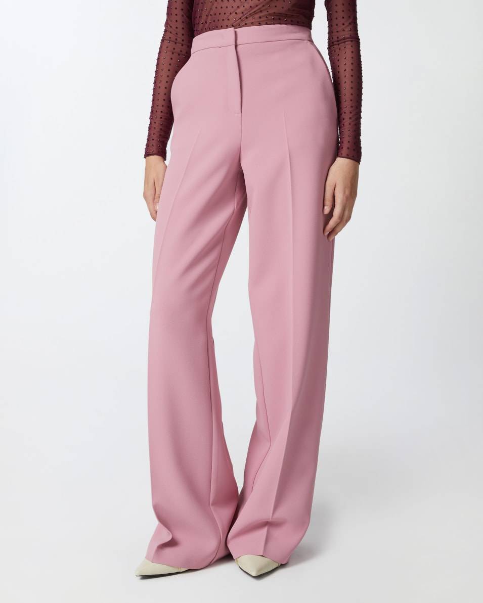 Pinko Elegante Palazzo-Hose aus Crêpe Valentinstagsangebot