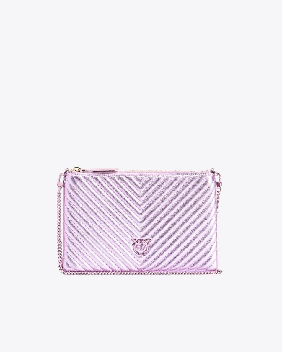 Pinko Classic Flat Bag Metal Fischgrat