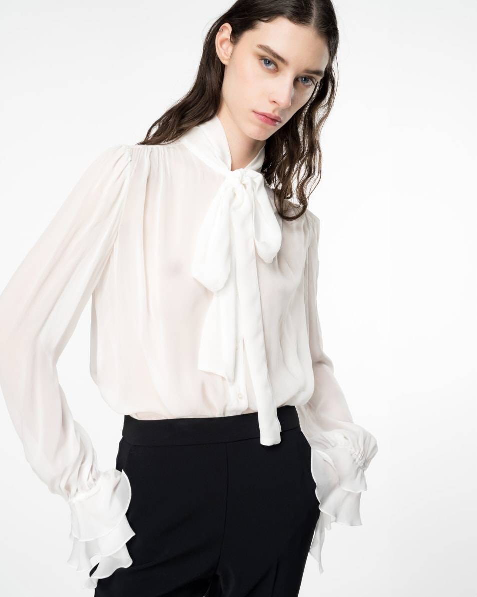 Pinko Slim-Hose aus Stretch-Crêpe 2025