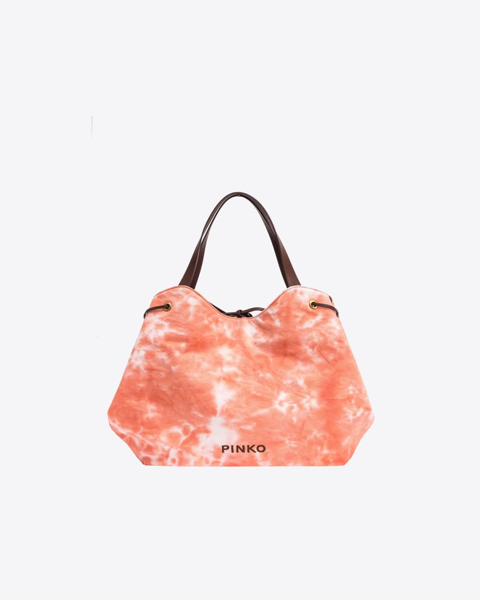 Pinko Extra Pagoda Shopper Maltinto-Segeltuch Sonderangebot